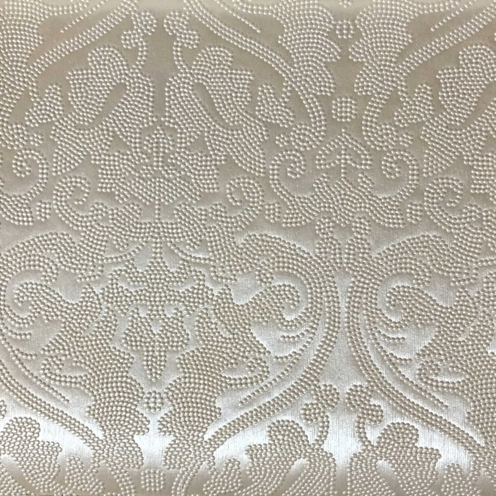 PARISIAN - EMBOSSED DAMASK PATTERN VINYL UPHOLSTERY FABRIC BY THE YARD