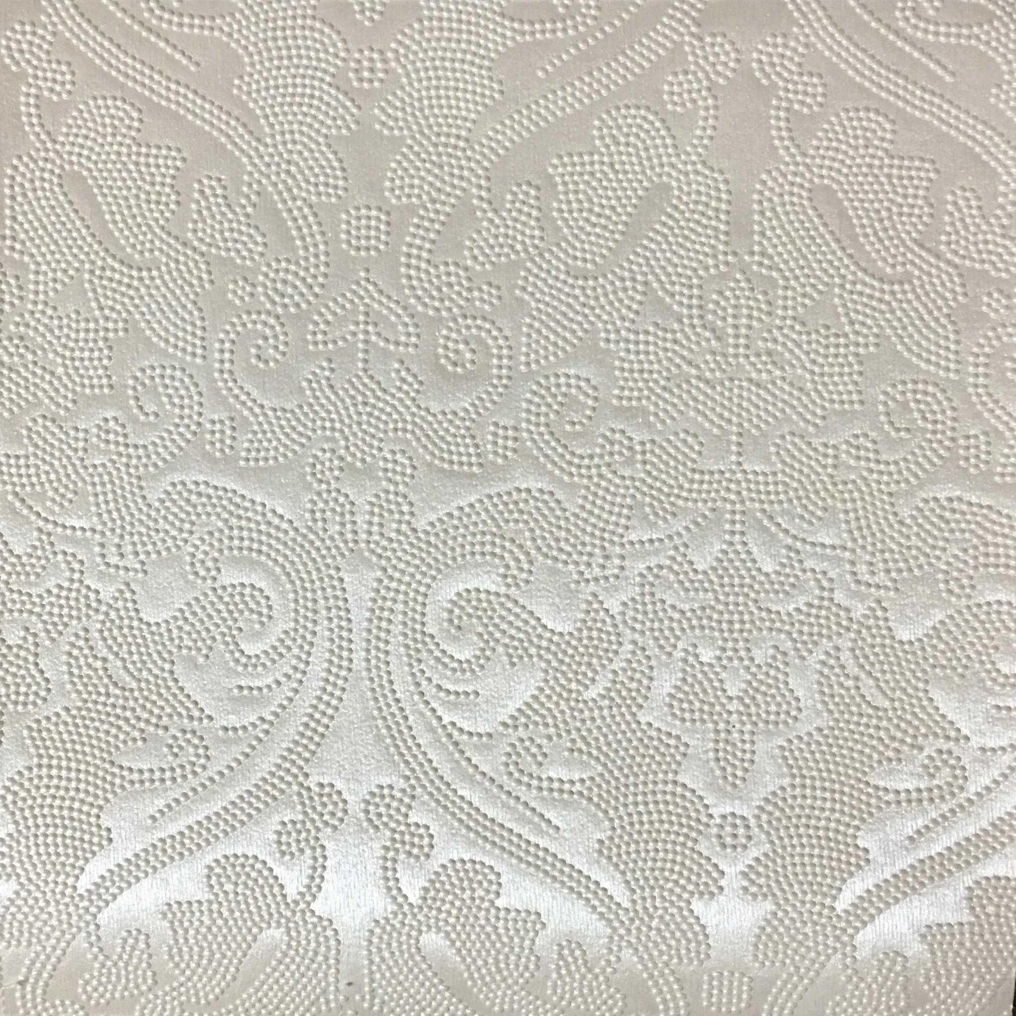 PARISIAN - EMBOSSED DAMASK PATTERN VINYL UPHOLSTERY FABRIC BY THE YARD