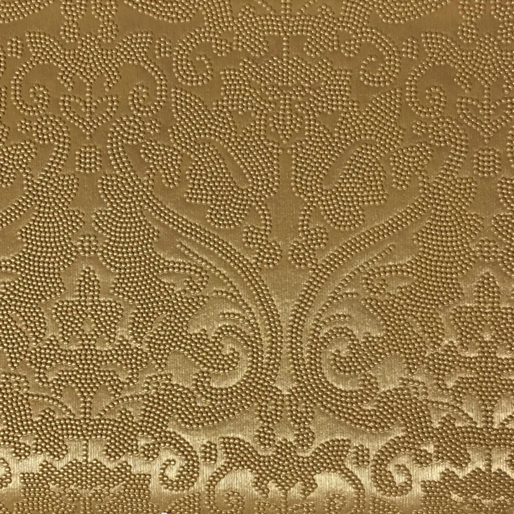 PARISIAN - EMBOSSED DAMASK PATTERN VINYL UPHOLSTERY FABRIC BY THE YARD