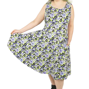 Petunias Sleeveless Twirl Dress [FINAL SALE]