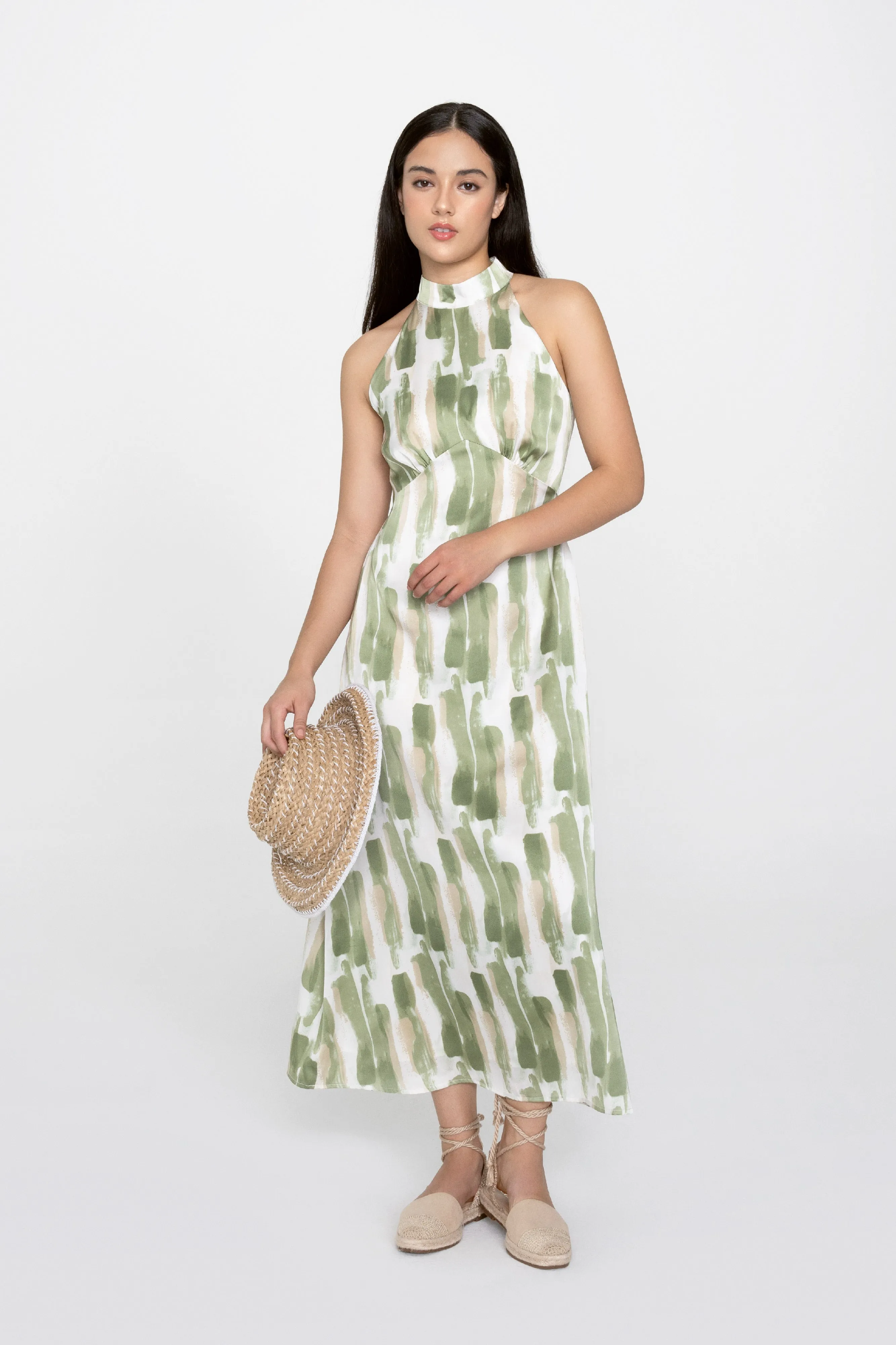 [Restocked] Phylis Halter Midi Dress