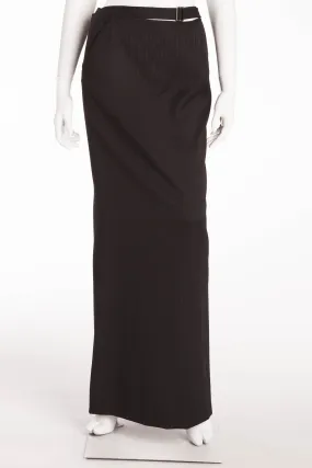 Roberto Cavalli - Black Pin Stripe Maxi Skirt - S