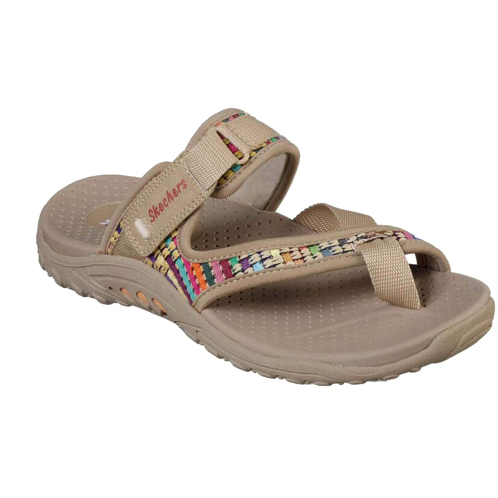 Skechers Women's 41124 Reggae Mad Swag Vegan Adjustable Sandals