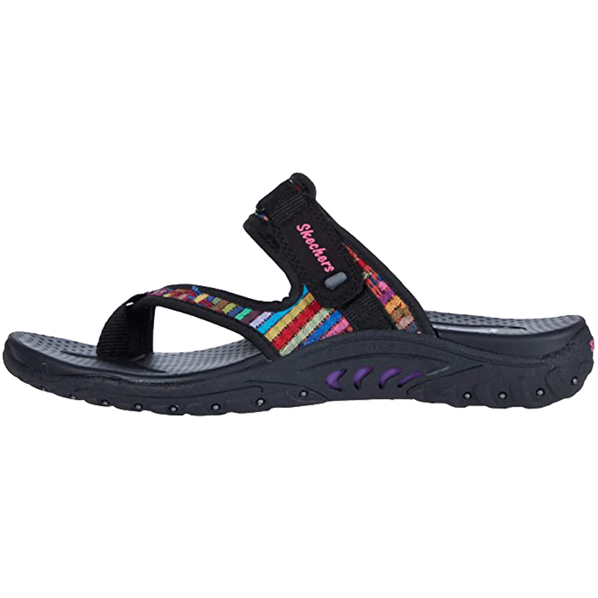 Skechers Women's 41124 Reggae Mad Swag Vegan Adjustable Sandals