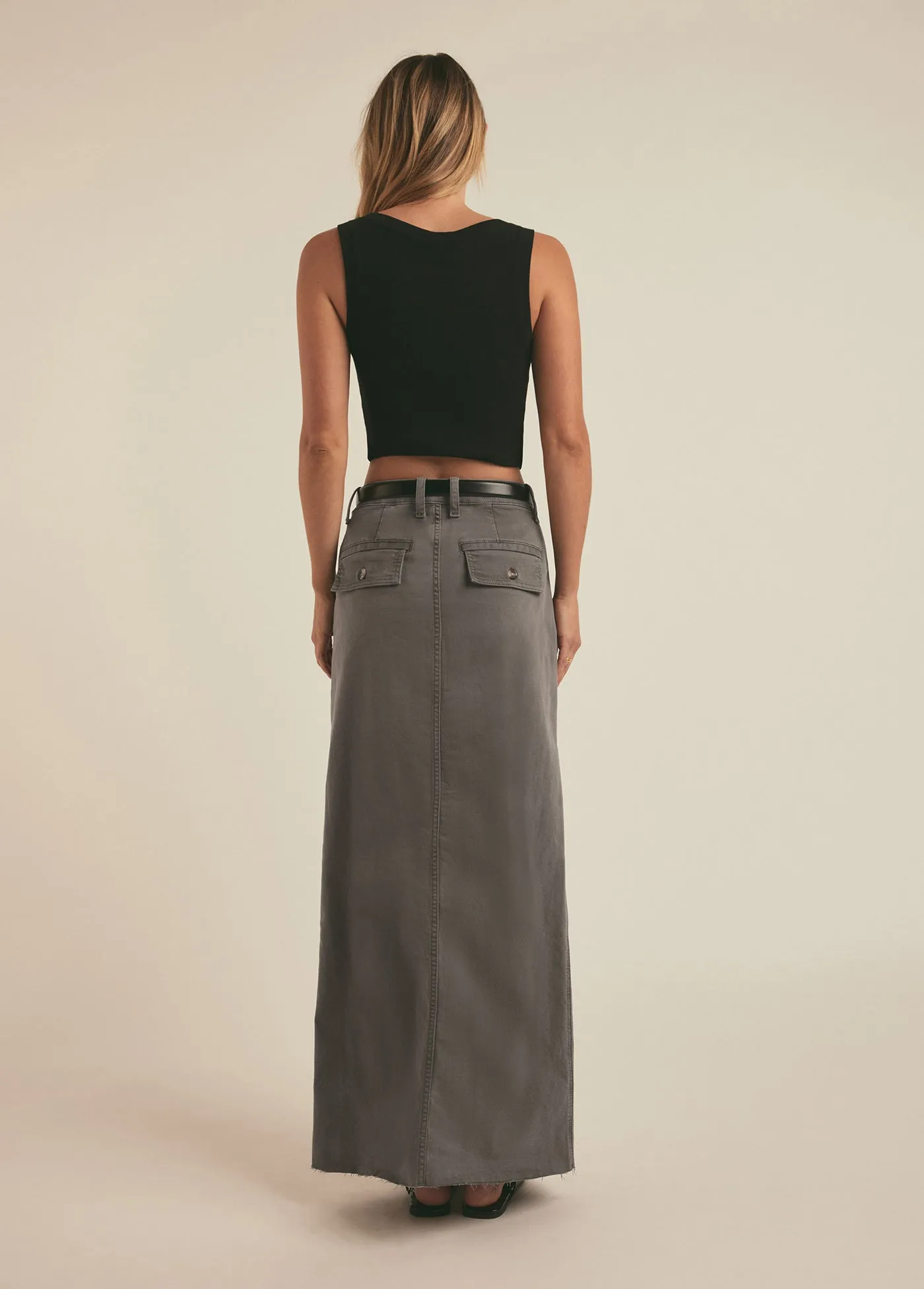 THE SADIE UTILITY MAXI SKIRT