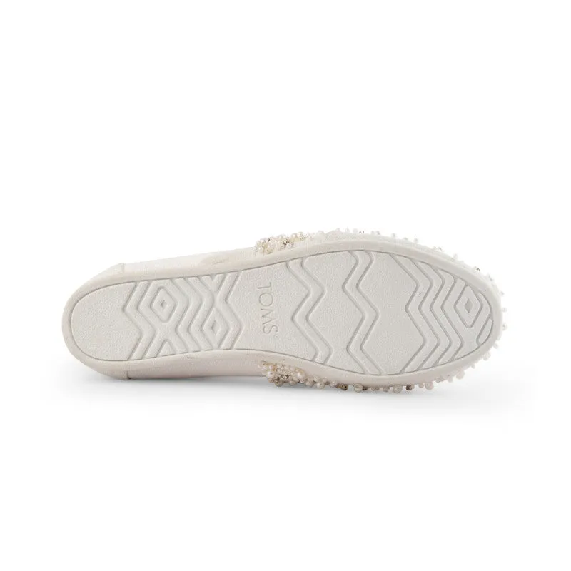 TOMS X Fizzy Goblet Pearl Love Slip Ons