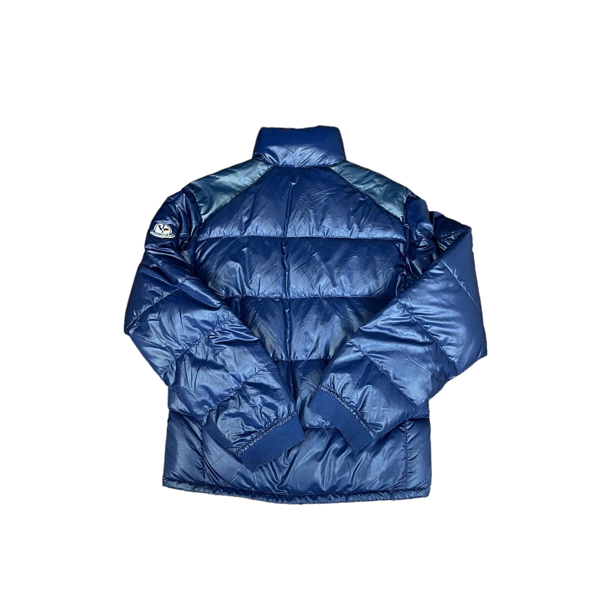 Vintage 90s Navy Blue Moncler Puffer Coat - Medium