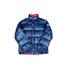 Vintage 90s Navy Blue Moncler Puffer Coat - Medium