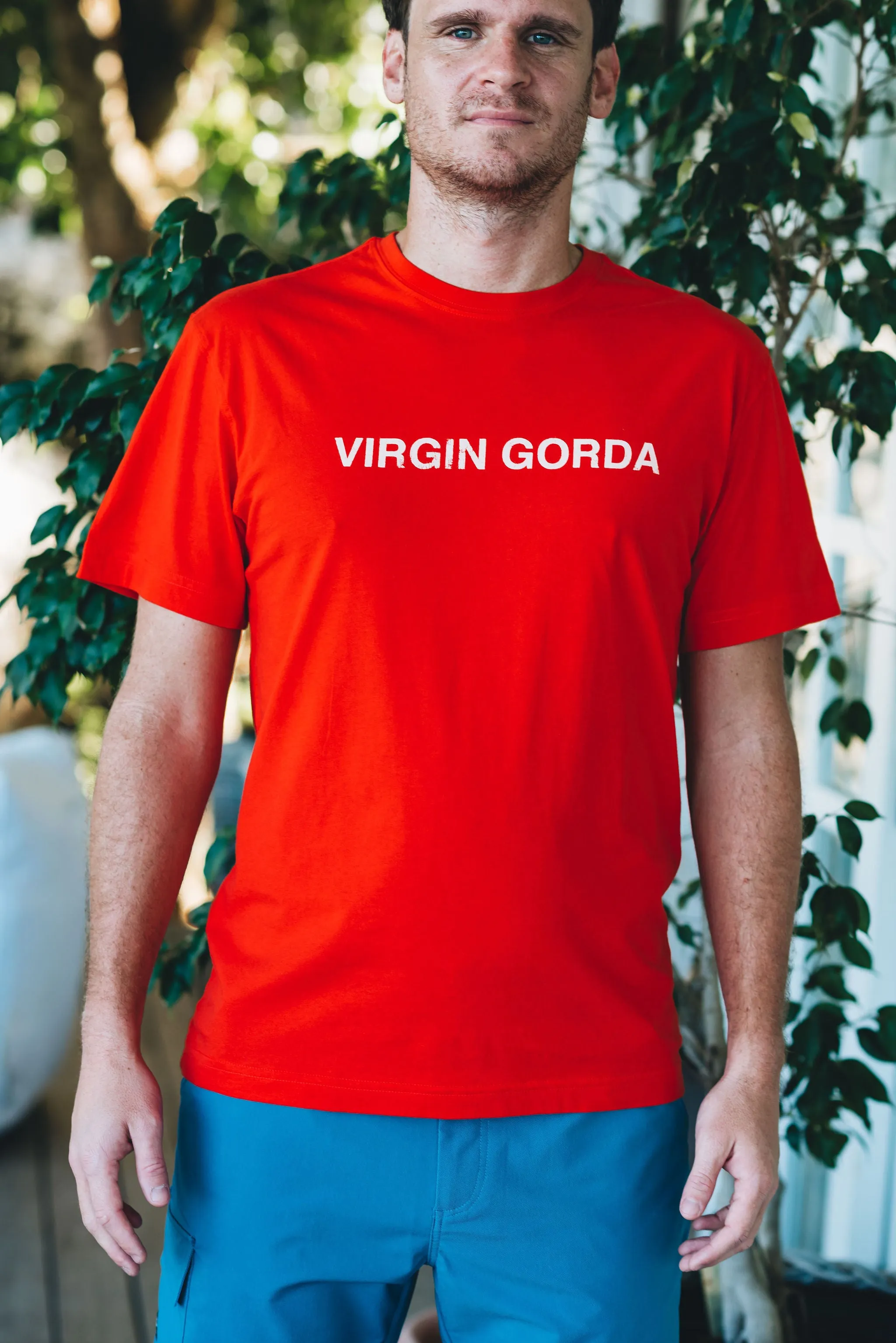 Virgin Gorda T-Shirt - Sunset Red