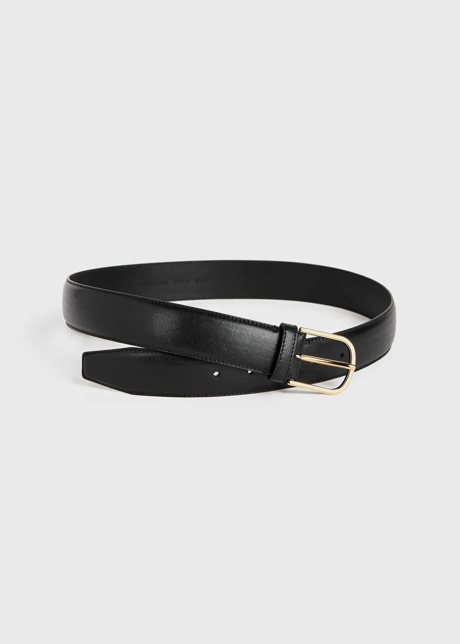 Wide trouser belt black