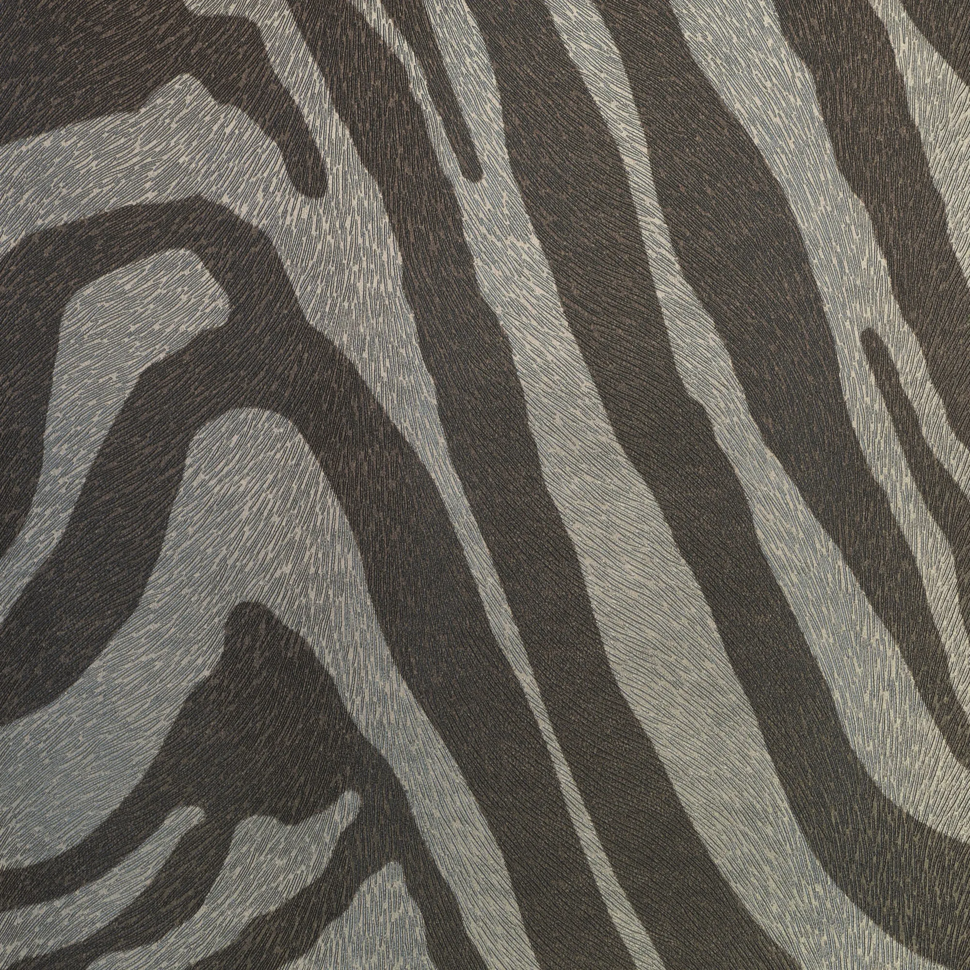 Wild - Zebra Print Vinyl Faux Leather Upholstery Fabric by the Yard