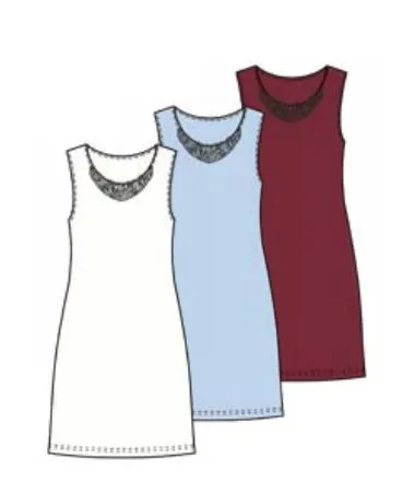 Zelda Sleeveless Short Nightdress (in stock, 3 day delivery)