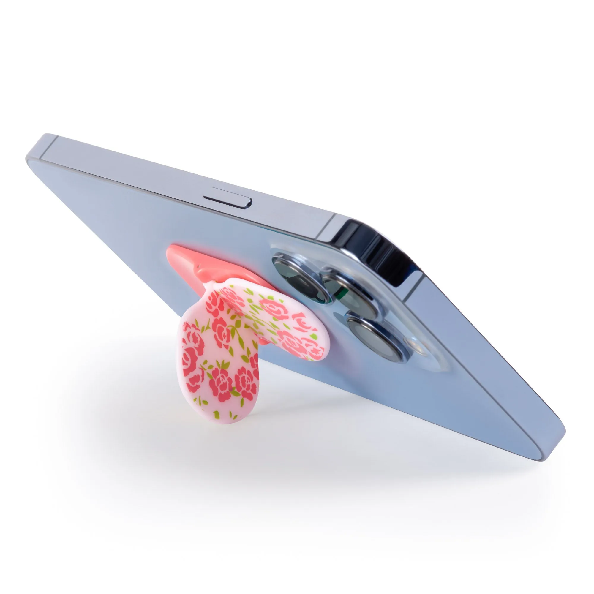 ZipGrips Phone Holder - Pink Flowers